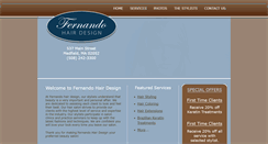 Desktop Screenshot of fernandohairdesign.com